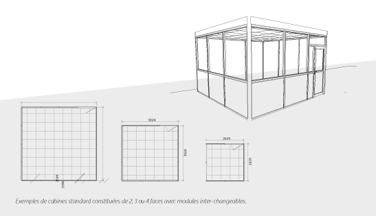 cloisons industrielles cabines