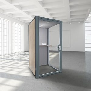 Box acoustiques myO - acoustic boxes - phone-box-myO-myOpenspace-ossature-grise-d